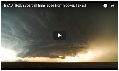 supercell time lapse from Booker, Texas!