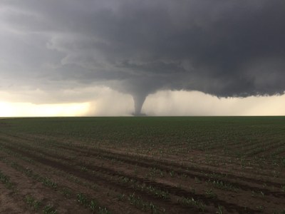 Honorable mention - Harrison Sincavage - Tornado at sunset in Woodward, OK