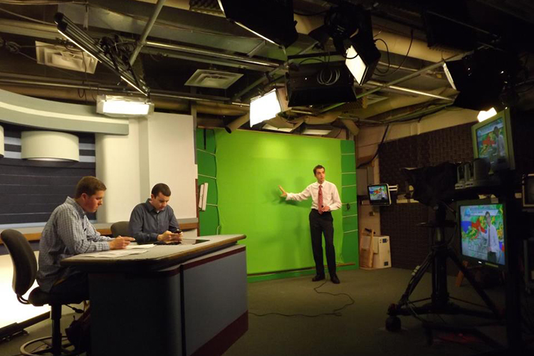 CWS live in the TV studio